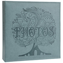 Load image into Gallery viewer, COFICE Photo Album 4x6 - 3 Ring Binder Large Picture Album Book with Index and Divider Sheets - Big Photobook with Acid-Free Pocket Sheets Holds up to 600 Photos - Elegant PU Leather Cover, Aquamarine