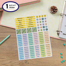 Load image into Gallery viewer, COFICE Budget Planner Binder and Monthly Bill Organizer (11.5" x 12" x 2.5") - Budget Book with Pocket Dividers for Bills and Invoices - Personal Expense Tracker for Financial Management (Pink)