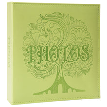 Load image into Gallery viewer, COFICE Photo Album 4x6 - 3 Ring Binder Large Picture Album Book with Index and Divider Sheets - Big Photobook with Acid-Free Pocket Sheets Holds up to 600 Photos - Elegant PU Leather Cover, Green