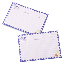 Load image into Gallery viewer, 4x6 Inch, Cut Thicken Card Stock Double Sided Recipe Cards, 50-Pack (Seasoning)
