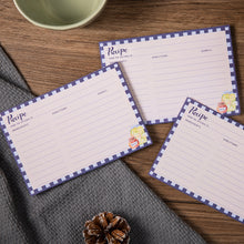 Load image into Gallery viewer, 4x6 Inch, Cut Thicken Card Stock Double Sided Recipe Cards, 50-Pack (Seasoning)