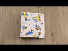Load and play video in Gallery viewer, 8x9 Recipe Binder, 4x6 Recipe Cards and Tabbed Dividers, Dog Design