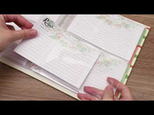 Load and play video in Gallery viewer, 8x9 Recipe Organizer Binder with Plastic Page Protectors, Garland Design