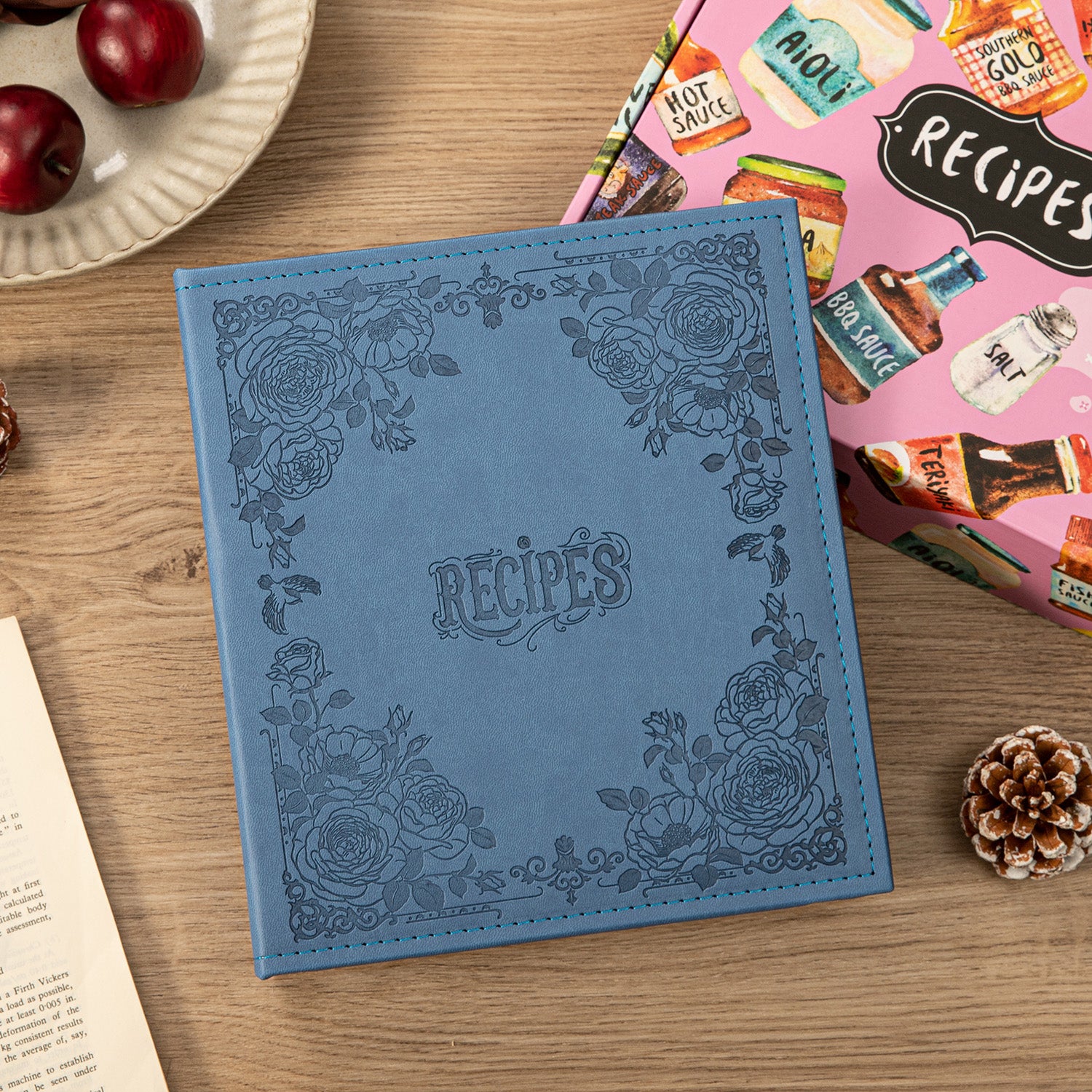 Recipe Book To Write In Your Own Recipes, 8.5x9.5 Recipe Ring Binder w COFICE Recipe Book To Write In Your Own Recipes, 8.5x9.5 Recipe Ring Binder w COFICE