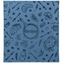 Load image into Gallery viewer, COFICE Recipe Binder Book with Plastic Sleeves Cards 3 Ring Small Cookbook Organizer, Dark Blue
